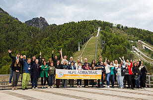 Gruppenfoto vom  6. Alpe-Adria-Trail Informationstag