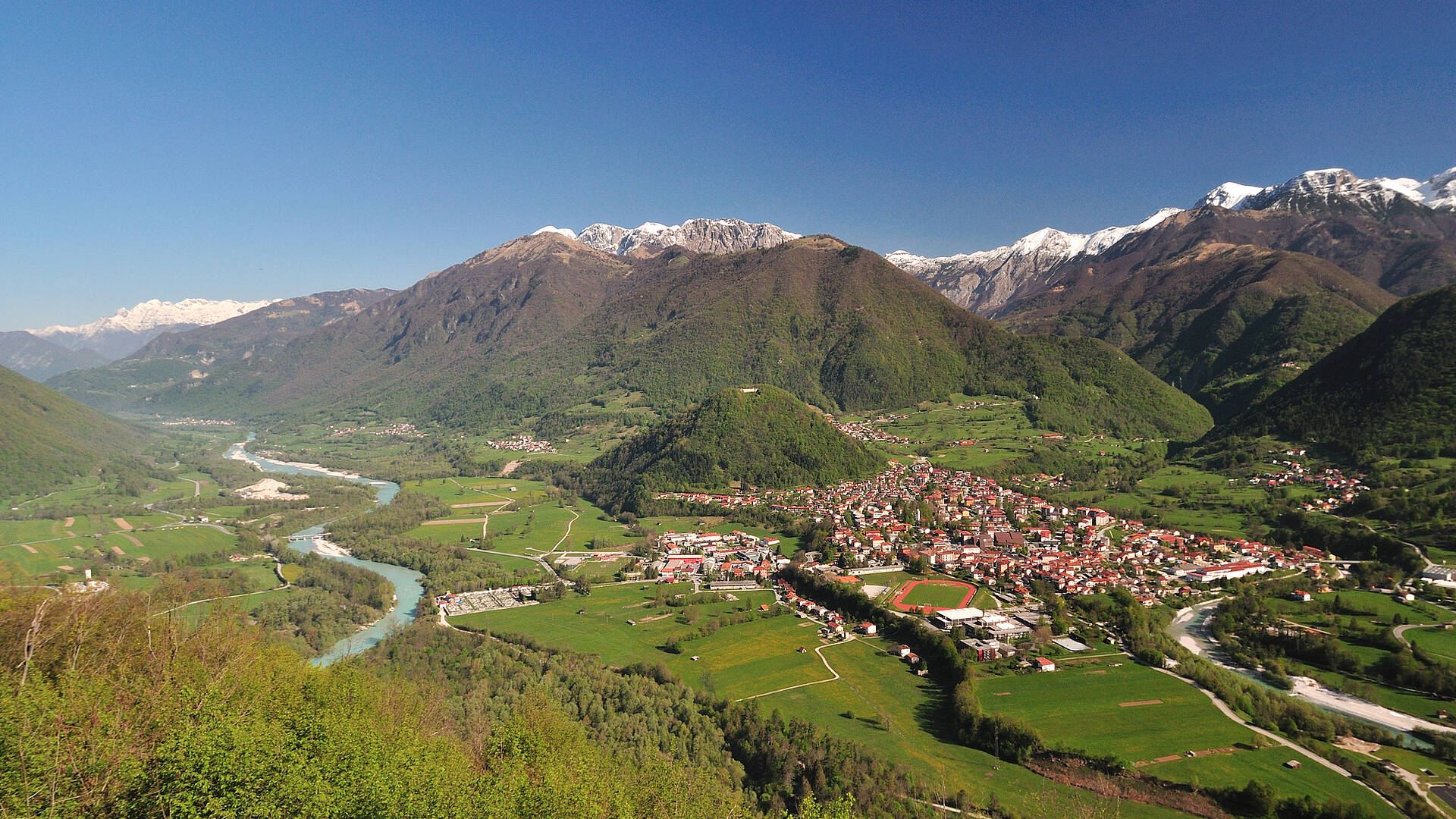 Alpe adria trail web E 27 bei Tolmin