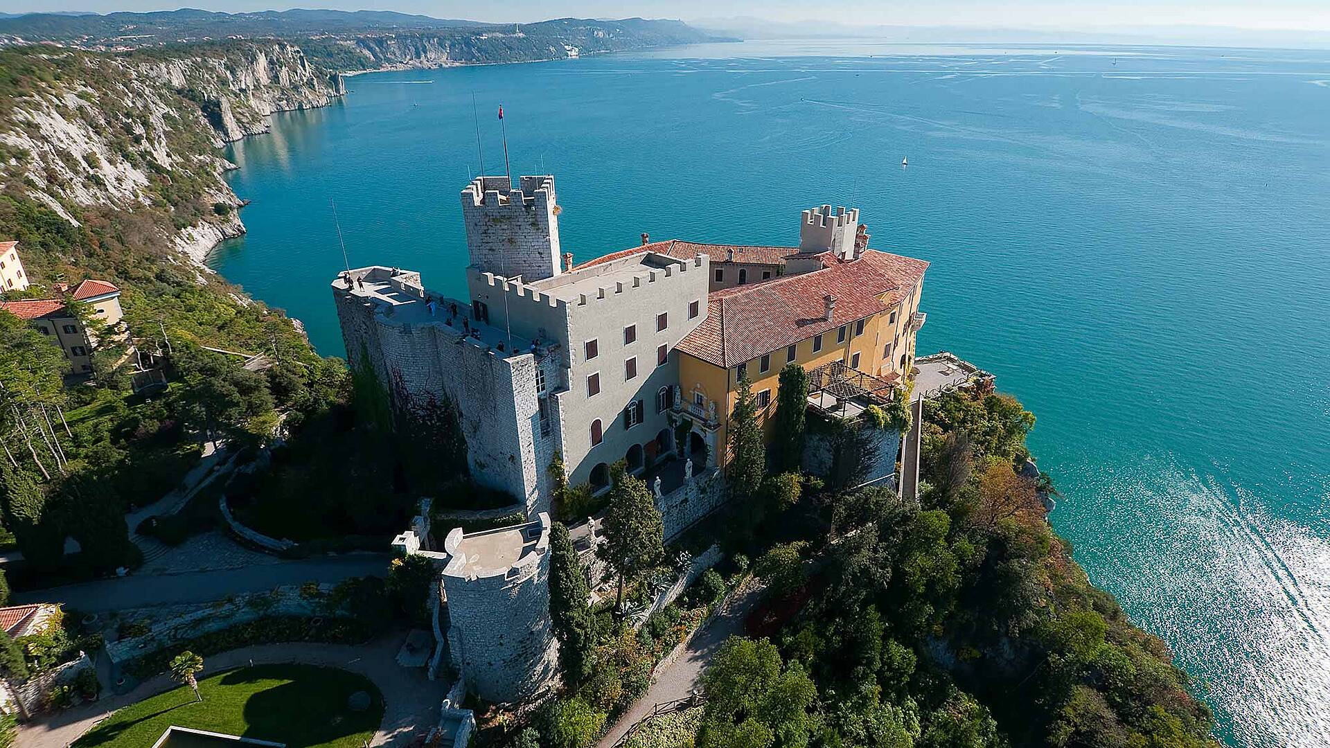 Schloss duino am adriatischen meer original