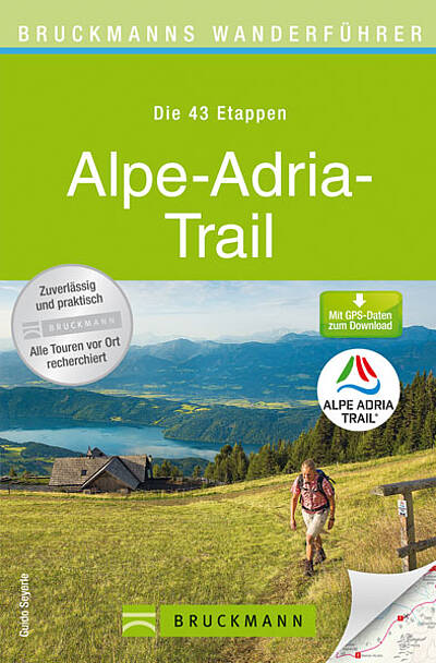 Bruckmanns Wanderfuehrer Alpe Adria Trail 600x600