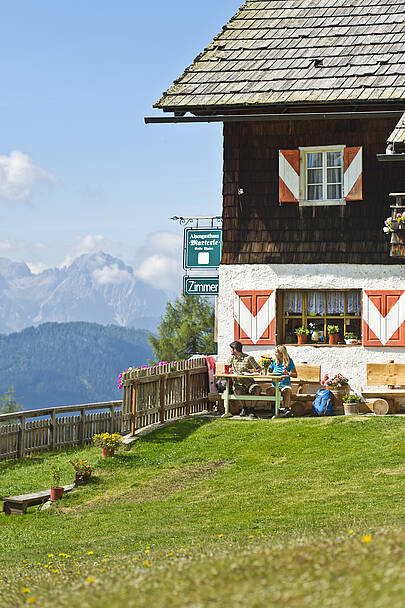 Beim marterle der hochstgelegenen wallfahrtskirche osterreichs auf 1 861 m seehohe original