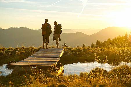 Wandern ohne Fu&szlig;abdruck