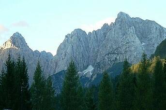 Blick in den Triglav Nationalpark